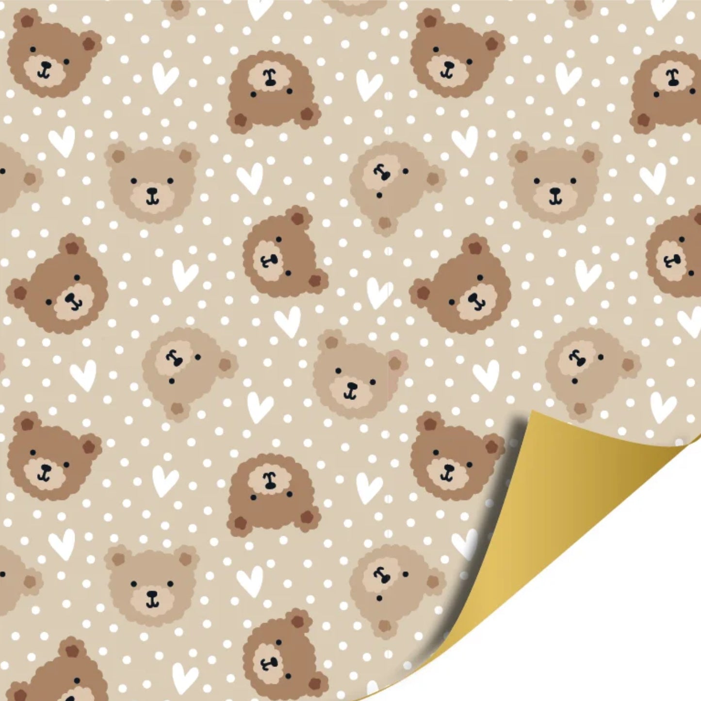Inpakpapier 30 CM | Little Bear Beige | 3 M
