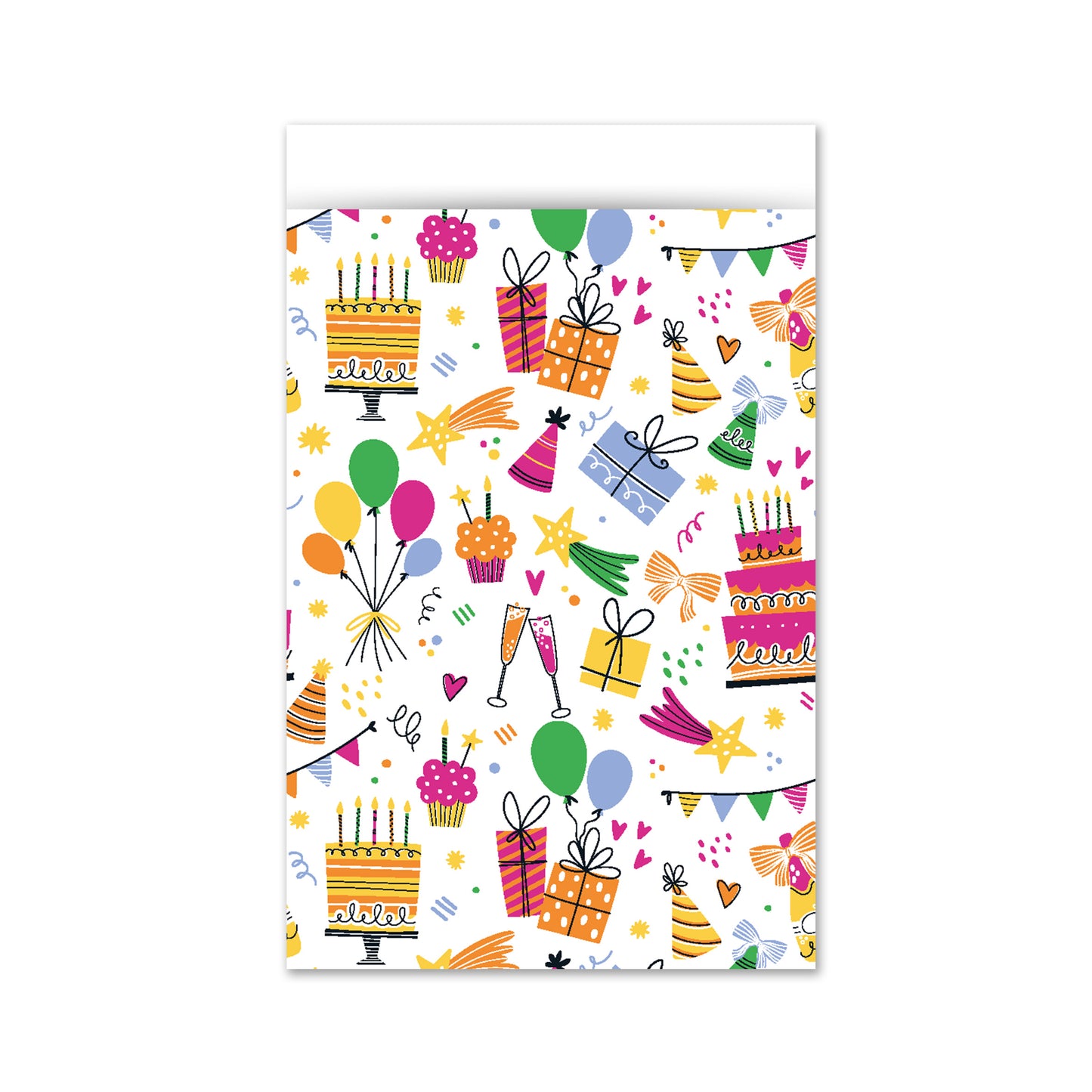 Cadeauzakje M | Birthday Doodles | 5 Stuks