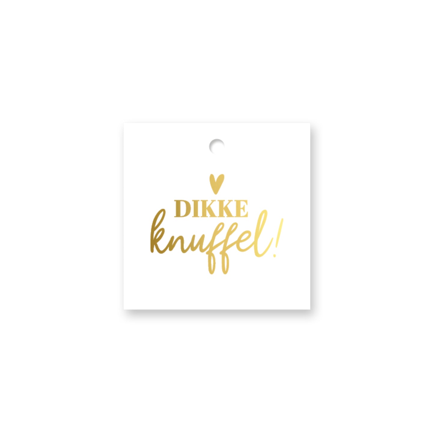 Cadeau Label | Dikke Knuffel | 1 stuk