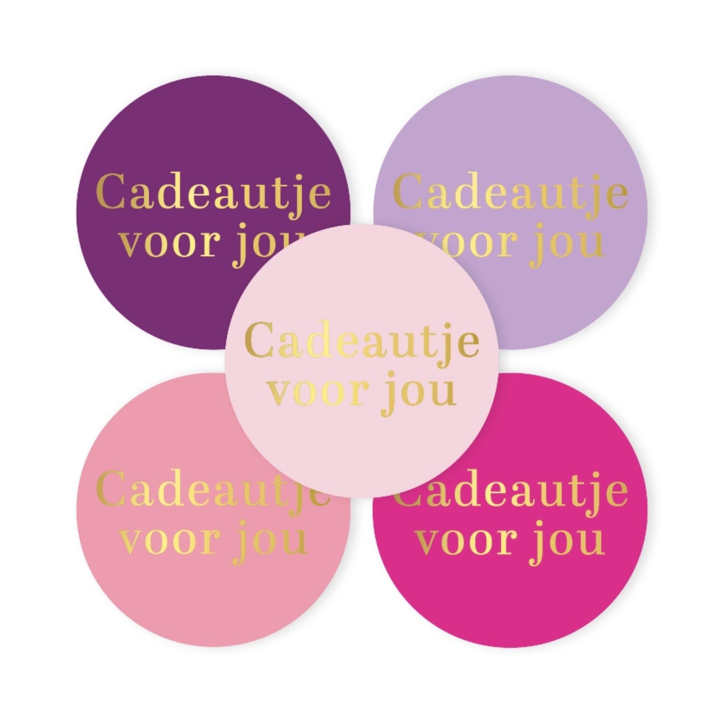 Sticker | Cadeautje Voor Jou | 5 stuks