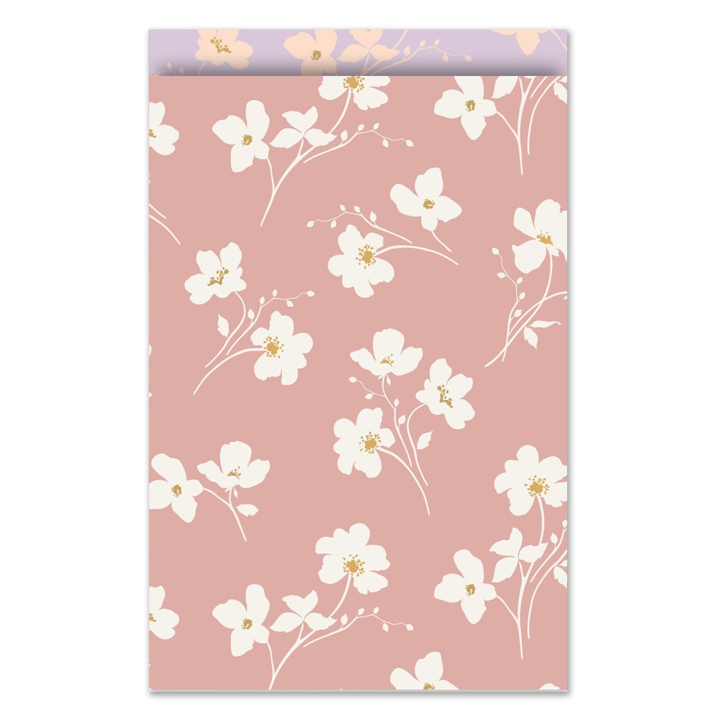 Cadeauzakje L | Classic Flowers Oudroze | 5 Stuks