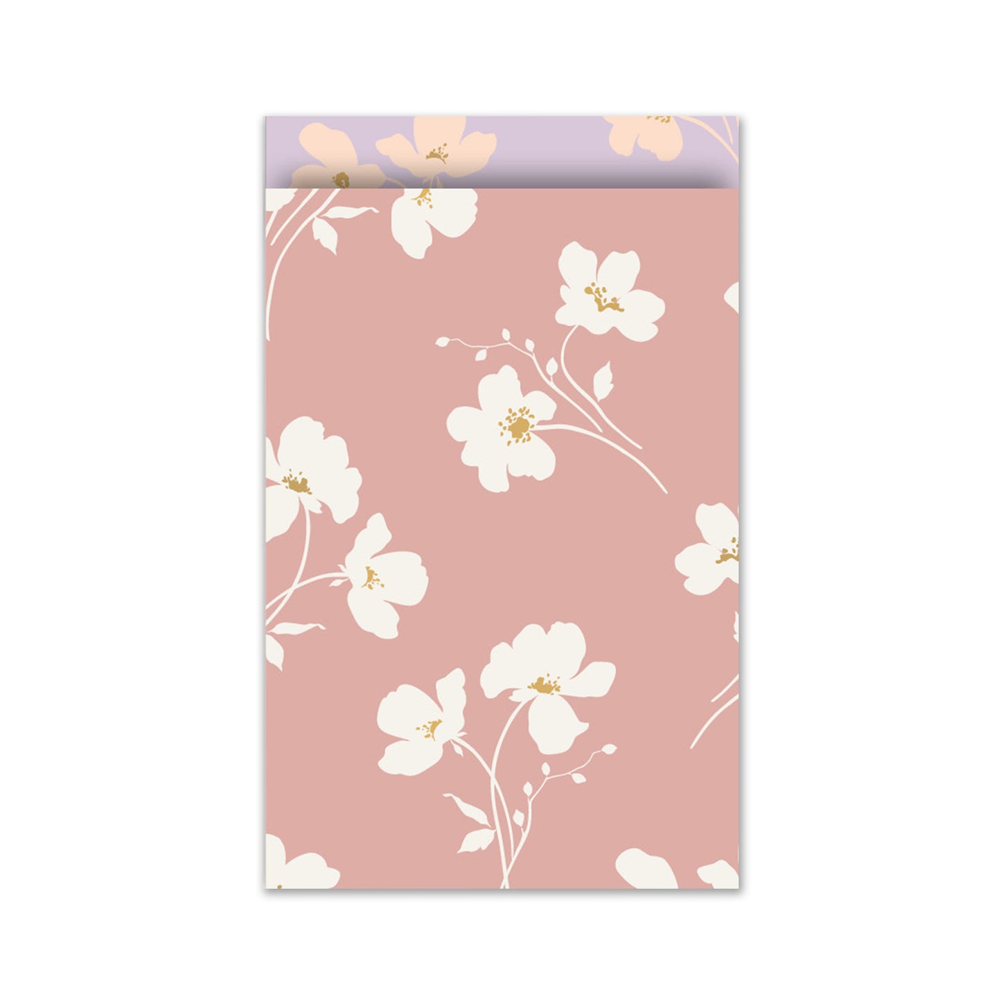 Cadeauzakje M | Classic Flowers Oudroze | 5 Stuks