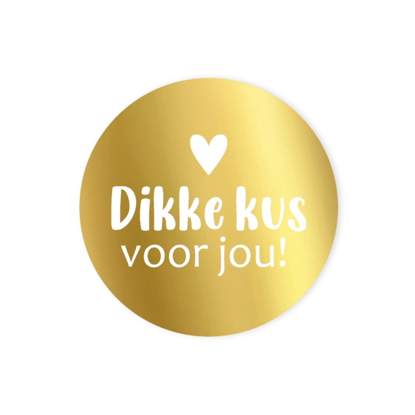 Sticker | Dikke Kus Voor Jou | 5 stuks