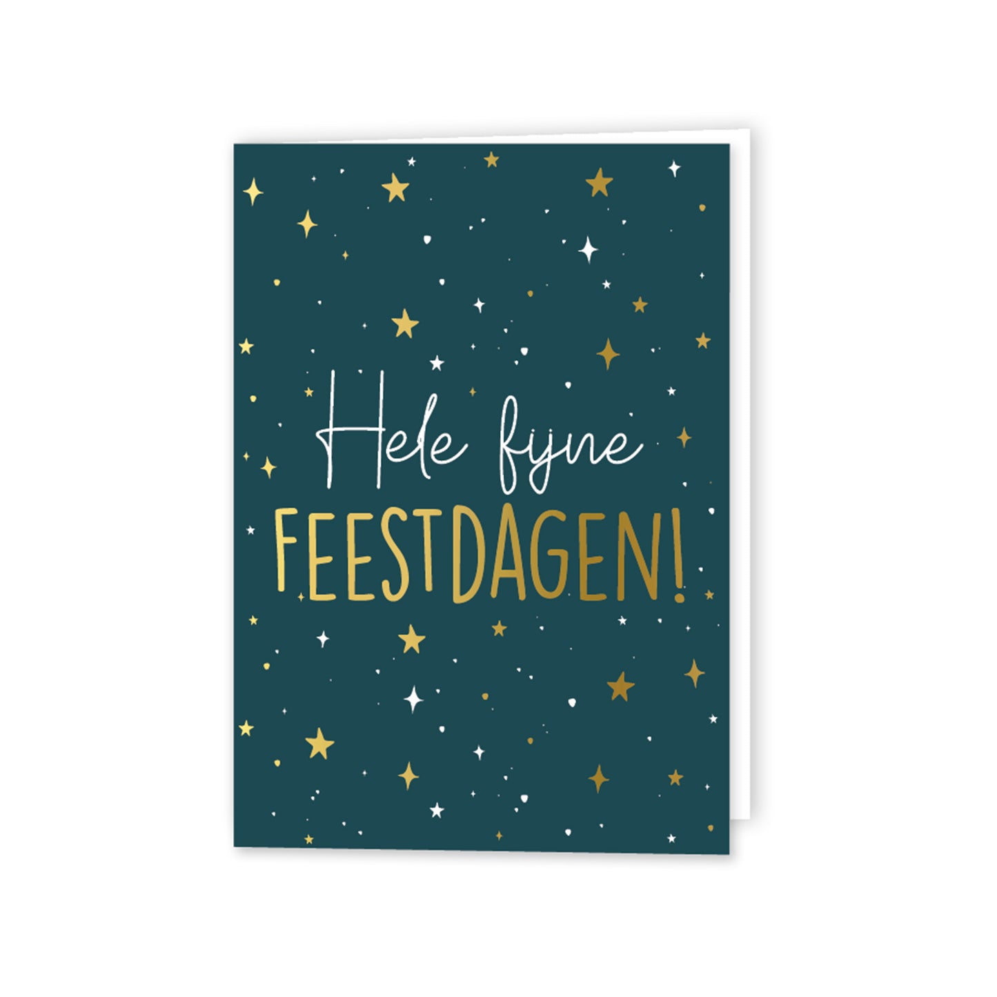 Hele Fijne Feestdagen Groen | Gevouwen