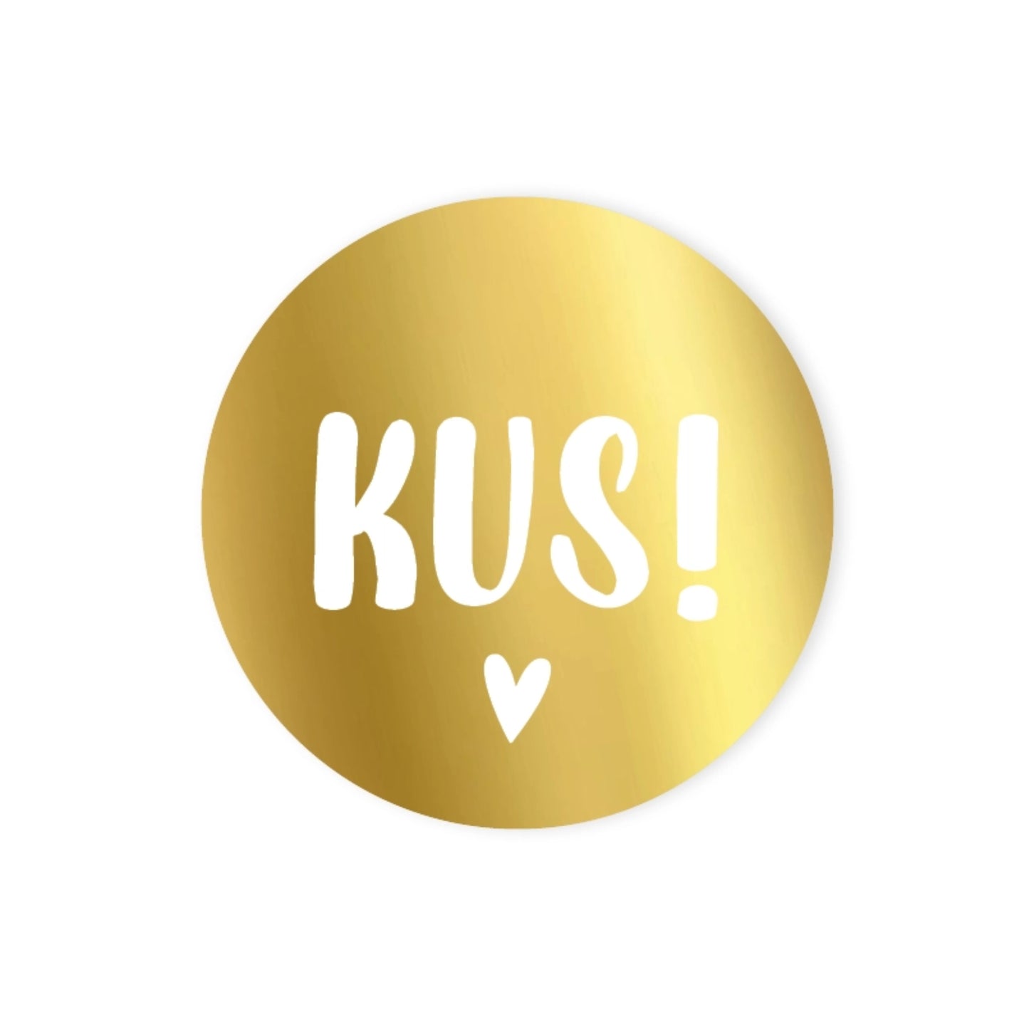 Sticker | Kus! | 5 stuks