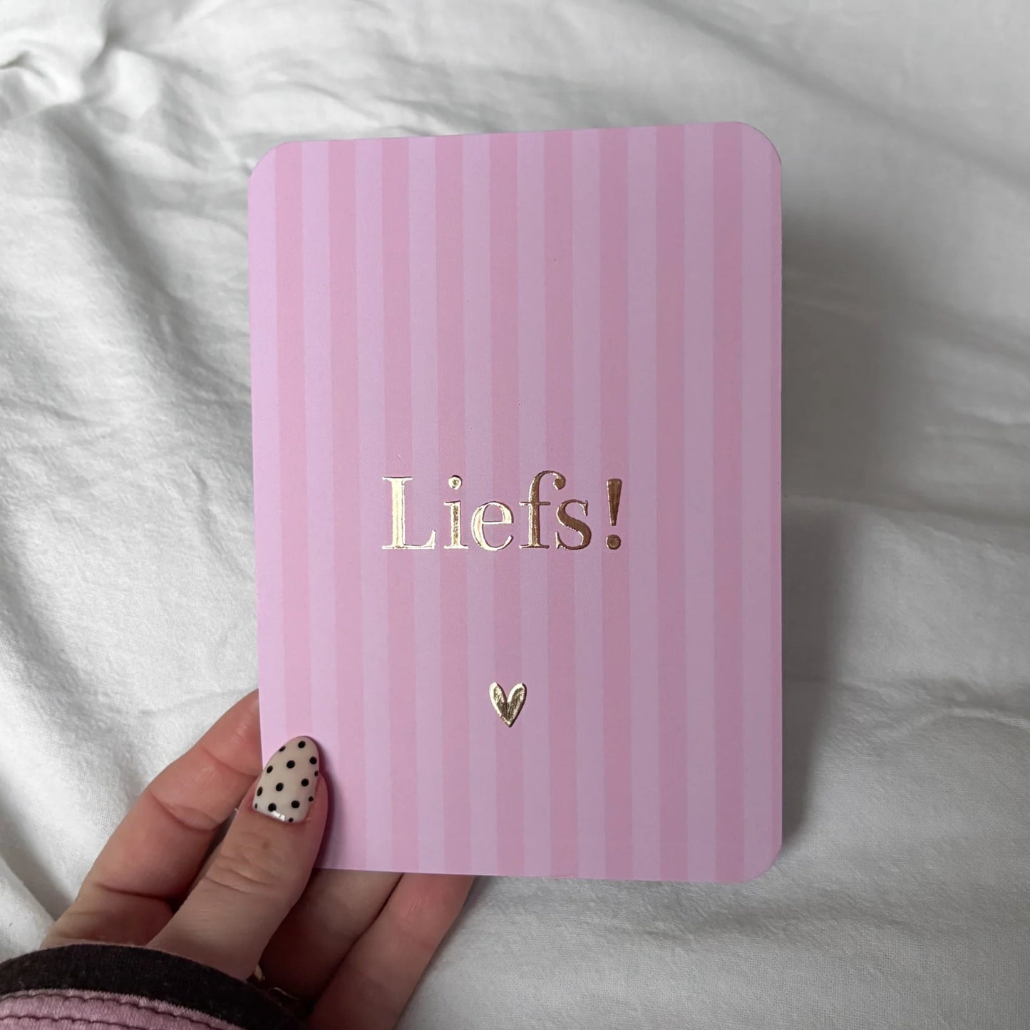 Liefs Streep | Goudfolie | Inclusief Envelop