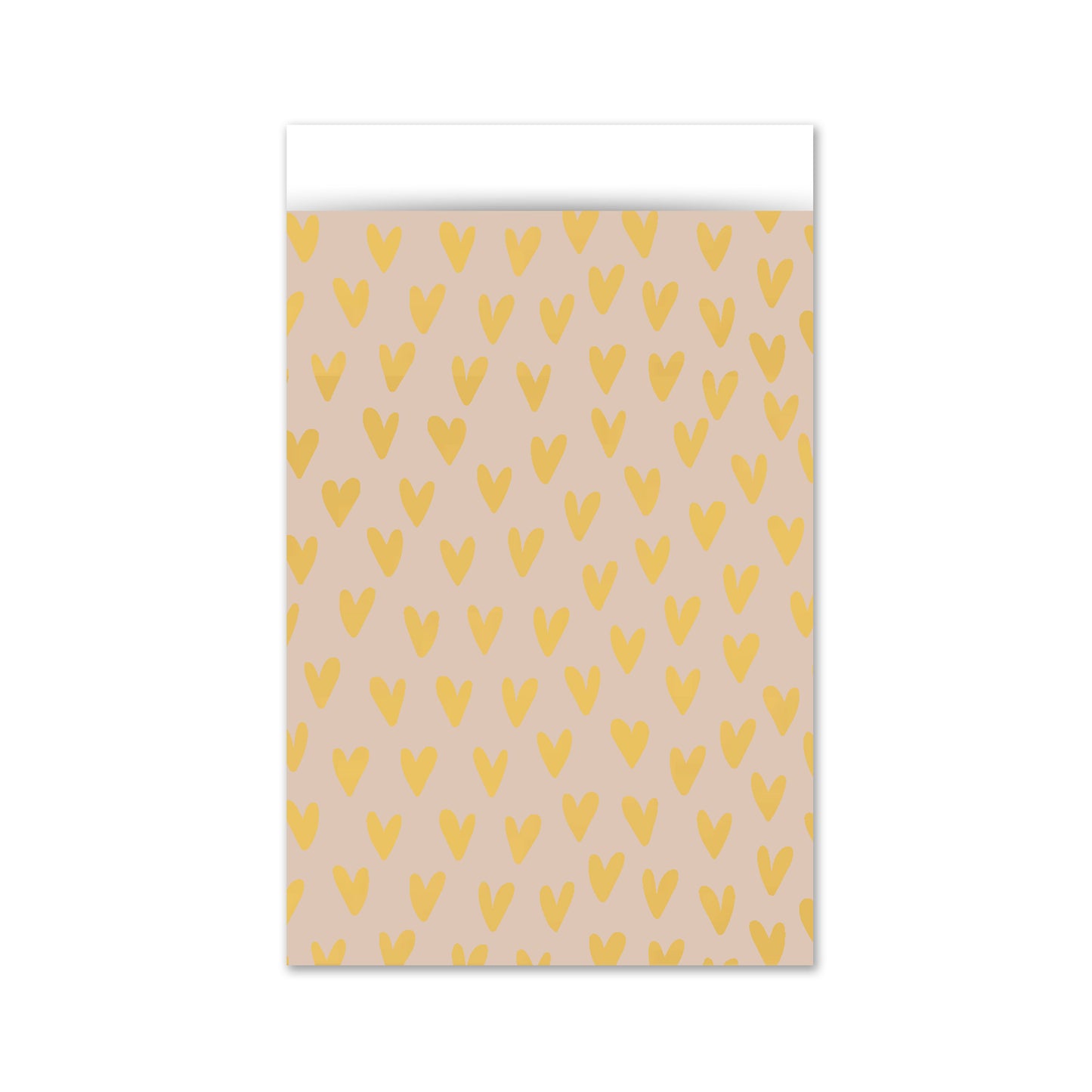 Cadeauzakje M | Lots Of Love Gold | 5 Stuks