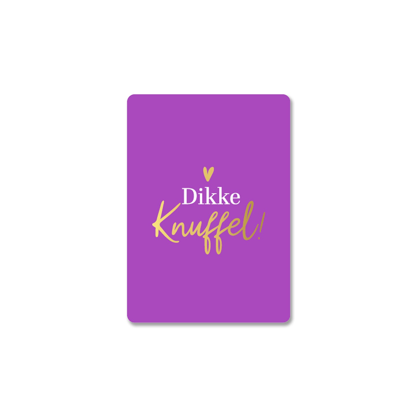 Dikke Knuffel Paars | Mini
