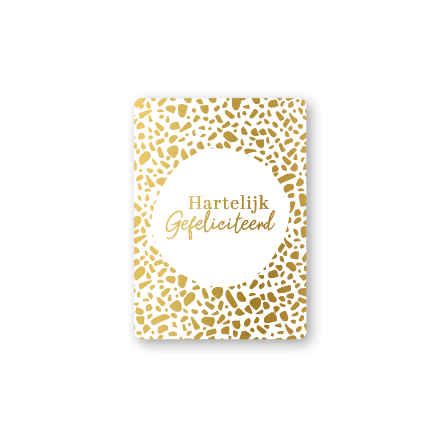 Hartelijk Gefeliciteerd Goud | Mini