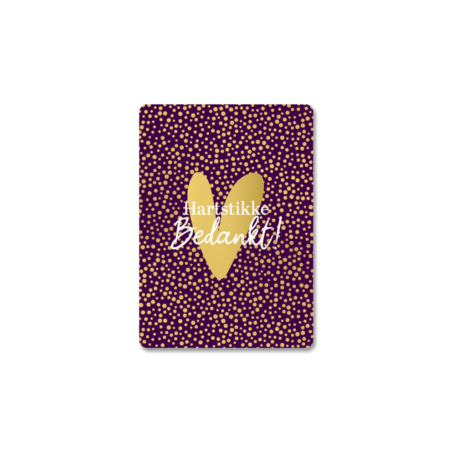 Hartstikke Bedankt Hart | Mini