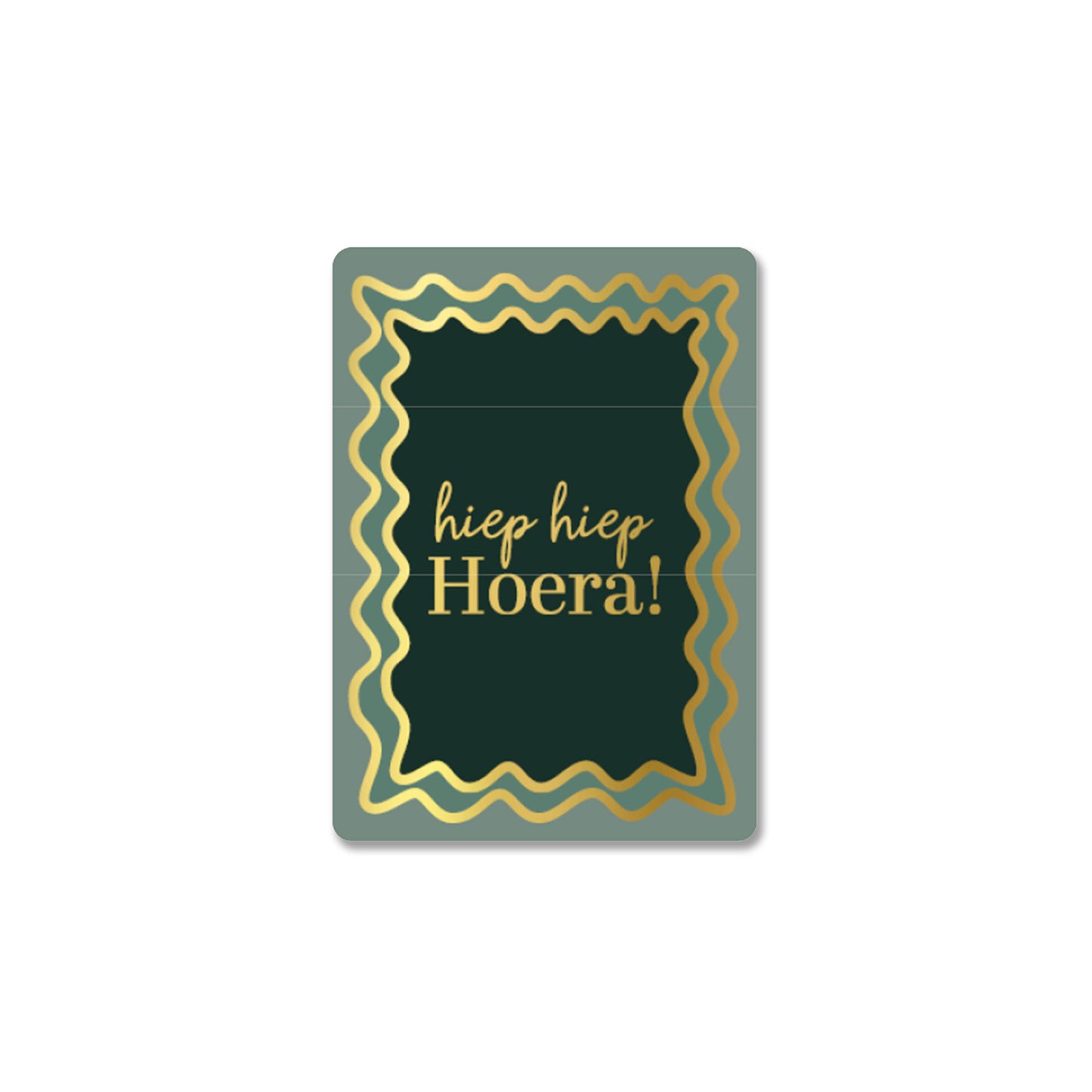 Hiep Hiep Hoera Groen | Mini