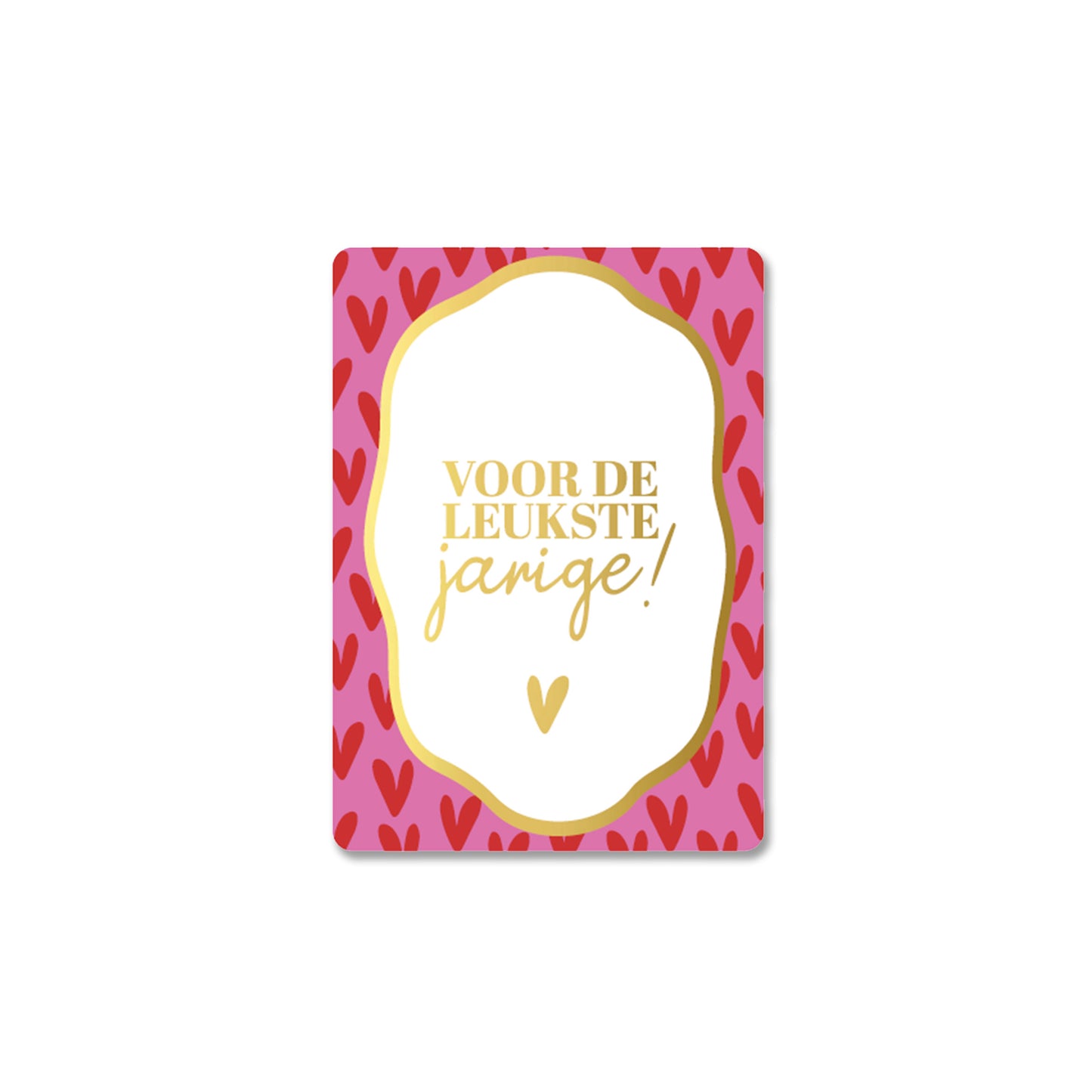 Voor De Leukste Jarige Hartje | Mini