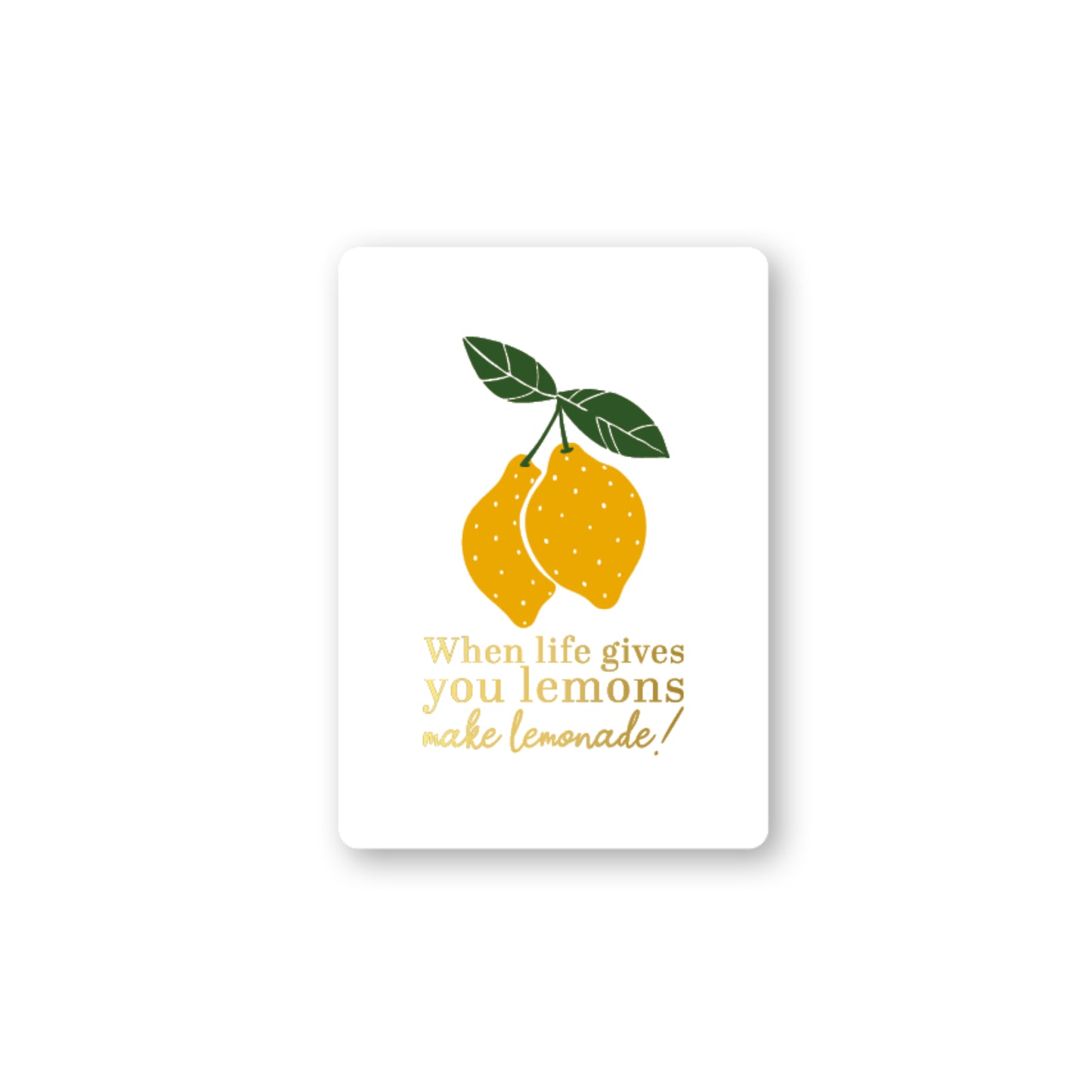 When Life Gives You Lemons Make Lemonade | Mini