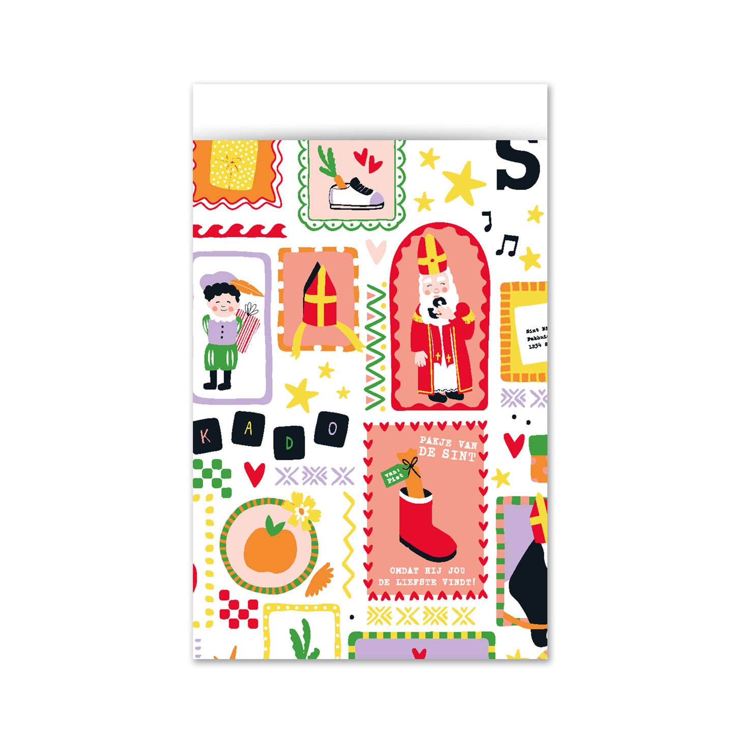 Cadeauzakje M | Sinterklaas Feest | 5 Stuks