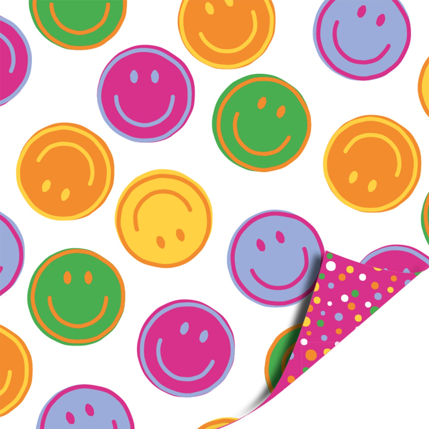 Inpakpapier 30 CM | Smiley Multicolor | 3 M