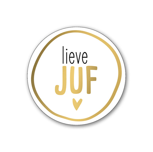 Sticker | Lieve Juf | 5 stuks