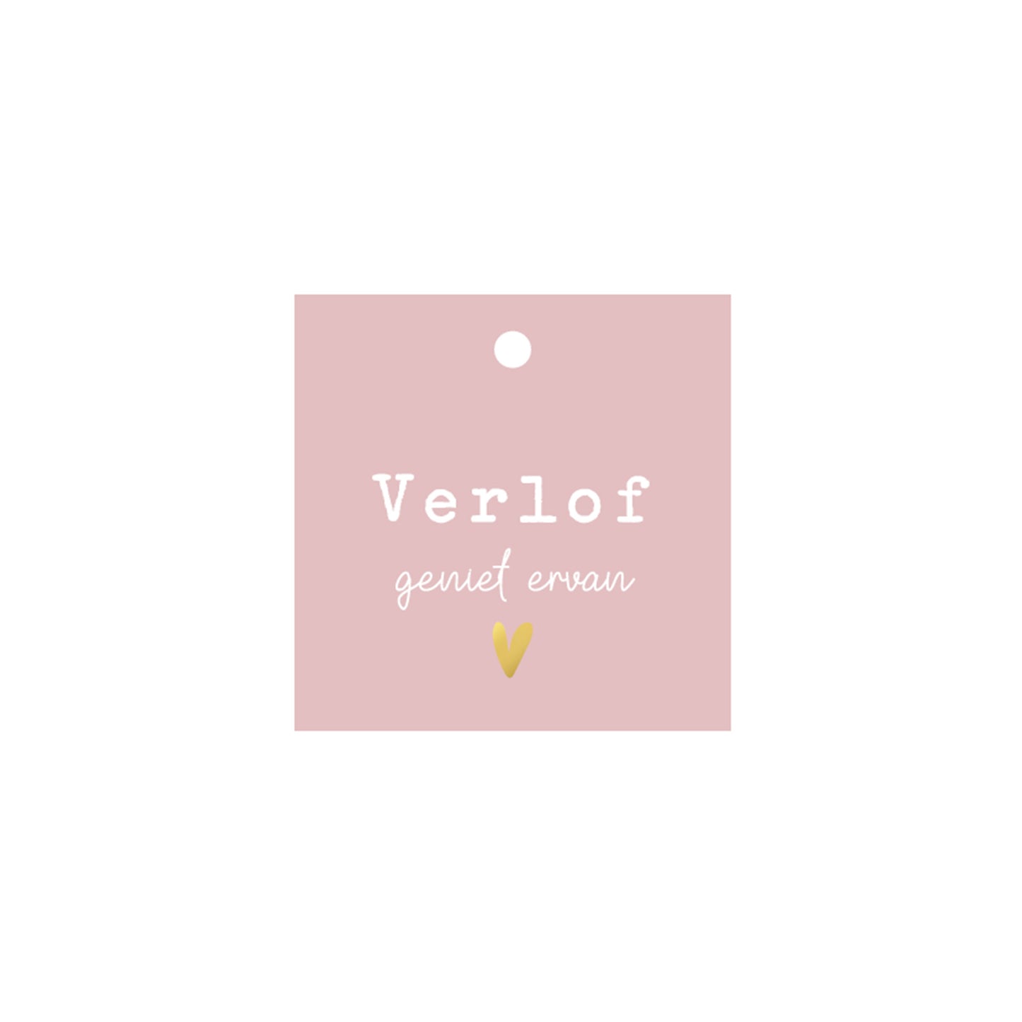 Cadeau Label | Verlof Geniet Ervan | 1 stuk