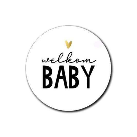 Sticker | Welkom Baby | 5 stuks