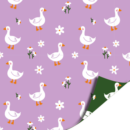 Inpakpapier 30 CM | Little Goose Paars | 3 M