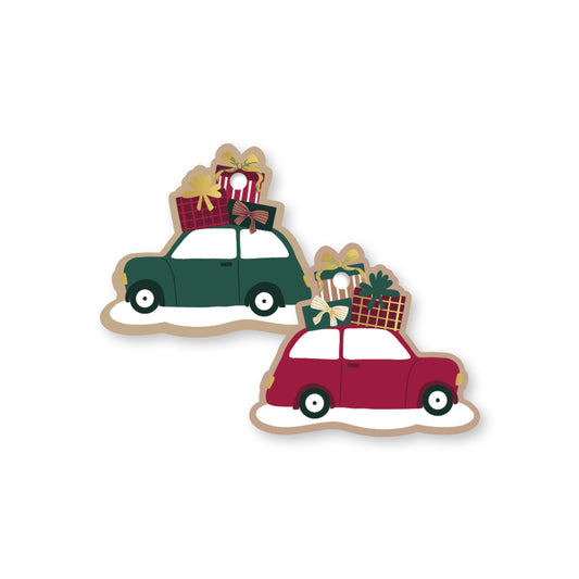 Cadeau Label | Auto Met Kado | 1 stuk