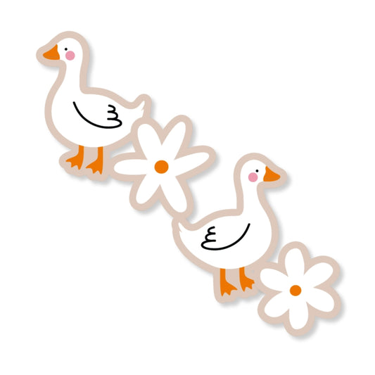 Sticker | Baby Goose | 4 stuks