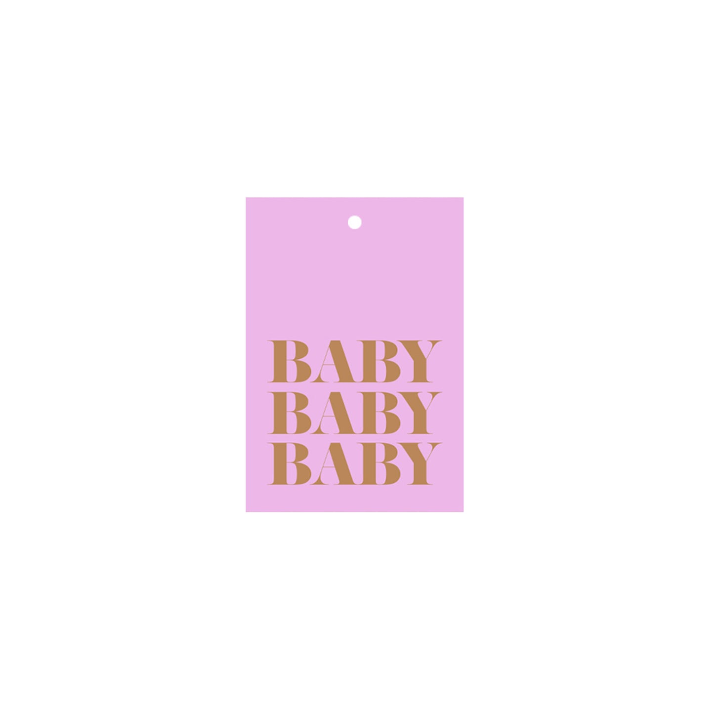 Cadeau Label | Baby Roze | 1 stuk