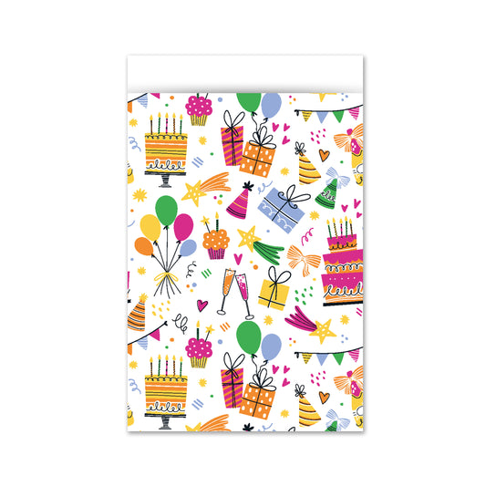 Cadeauzakje M | Birthday Doodles | 5 Stuks