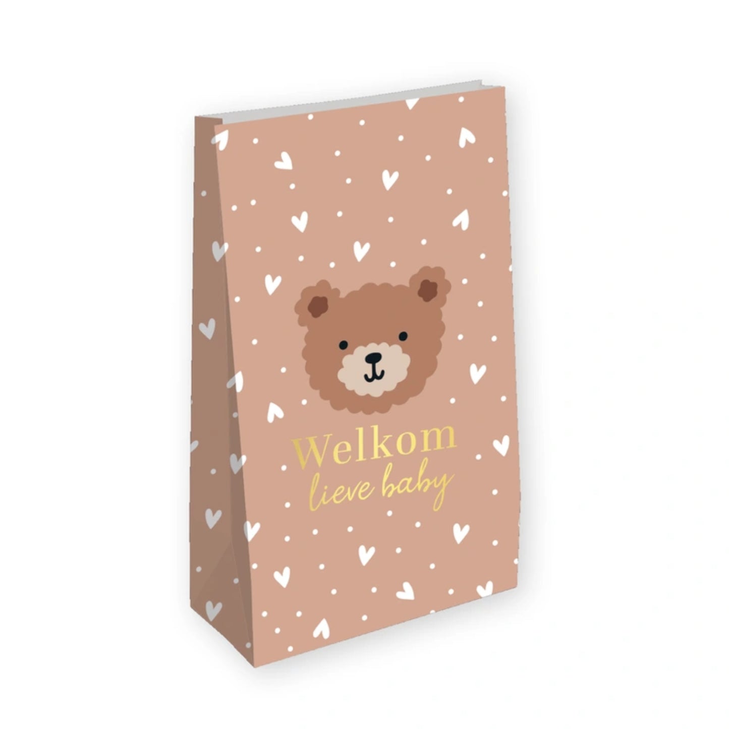 Cadeauzakje | Blokzak Welkom Lieve Baby | 1 Stuk