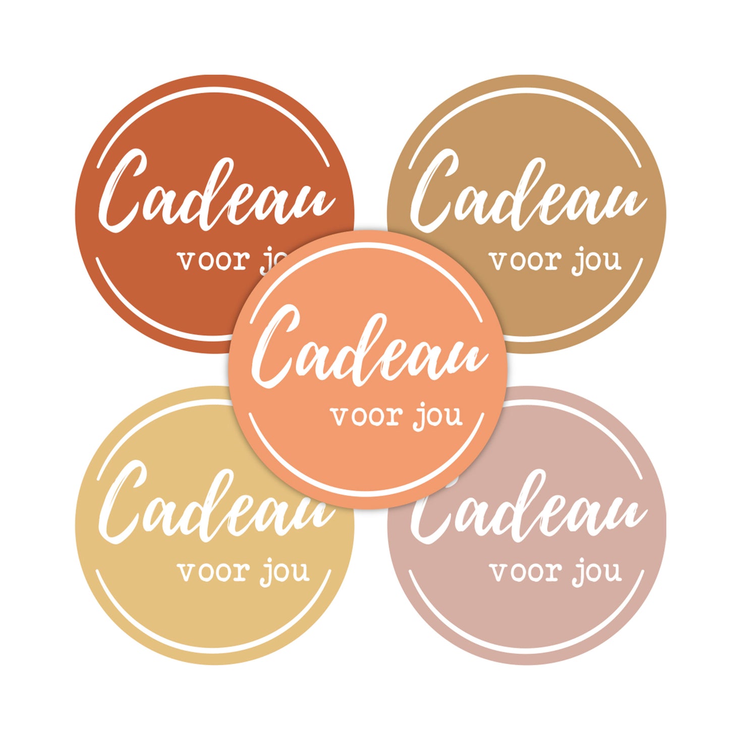 Sticker | Cadeau Voor Jou | 5 stuks