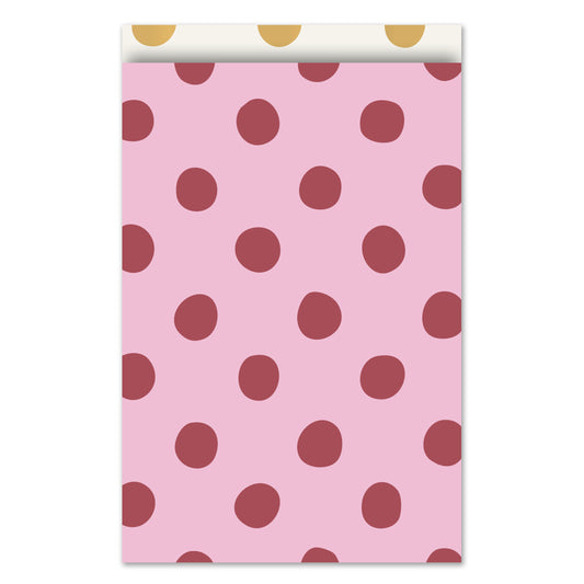 Cadeauzakje L | Polkadots Roze | 5 Stuks