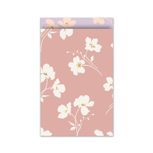 Cadeauzakje M | Classic Flowers Oudroze | 5 Stuks