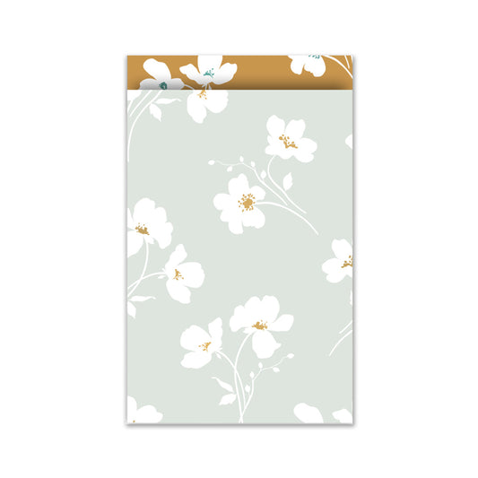Cadeauzakje M | Classic Flowers Salie | 5 Stuks
