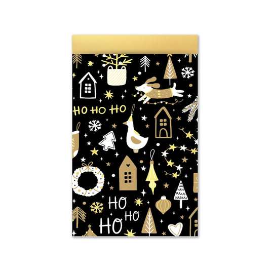 Cadeauzakje | Cosy Christmas Black | 5 Stuks