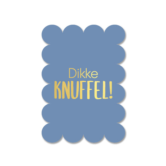 Dikke Knuffel Blauw