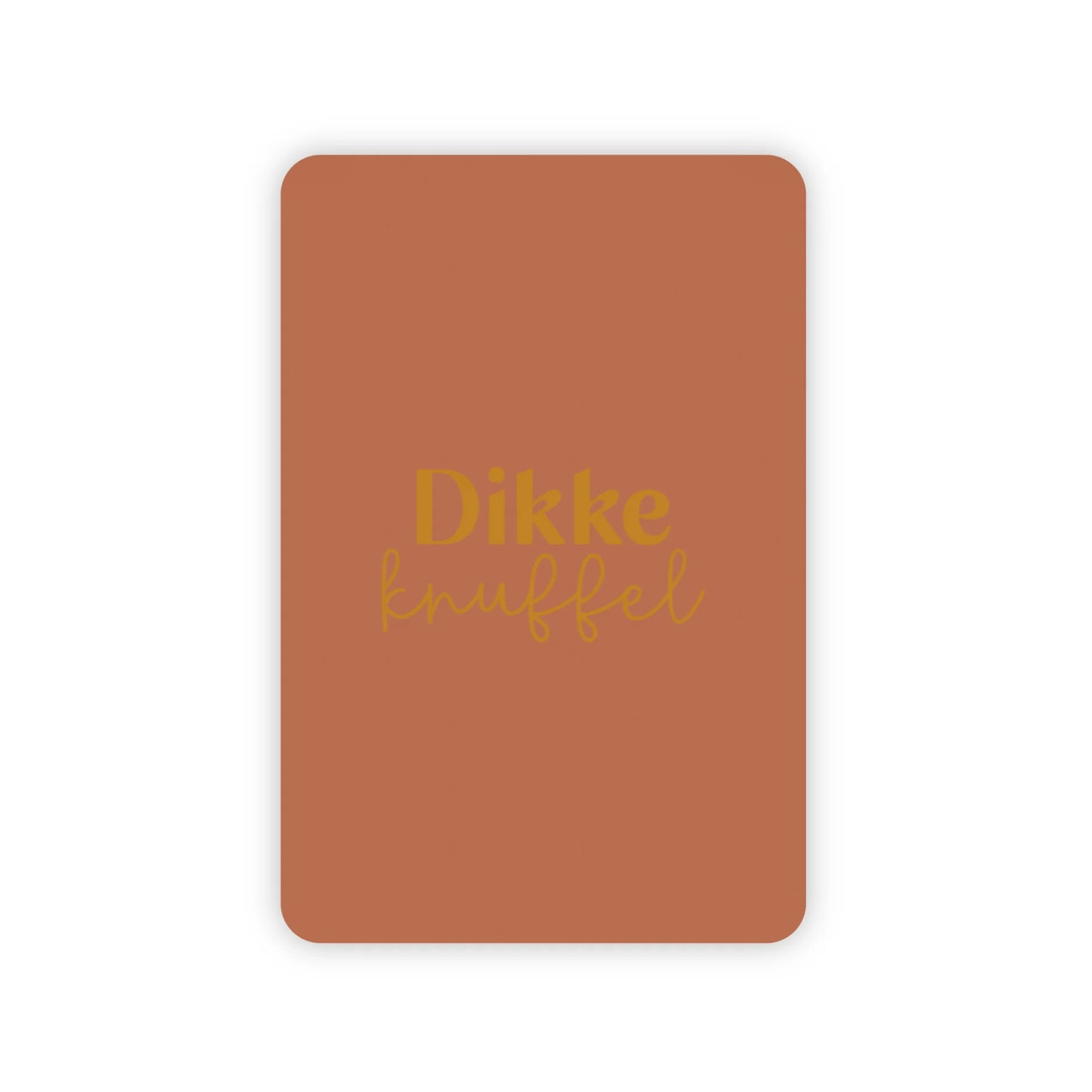 Dikke Knuffel | Goudfolie | Inclusief Envelop