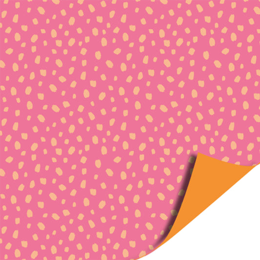 Inpakpapier | Dots Pink Orange | 3 M