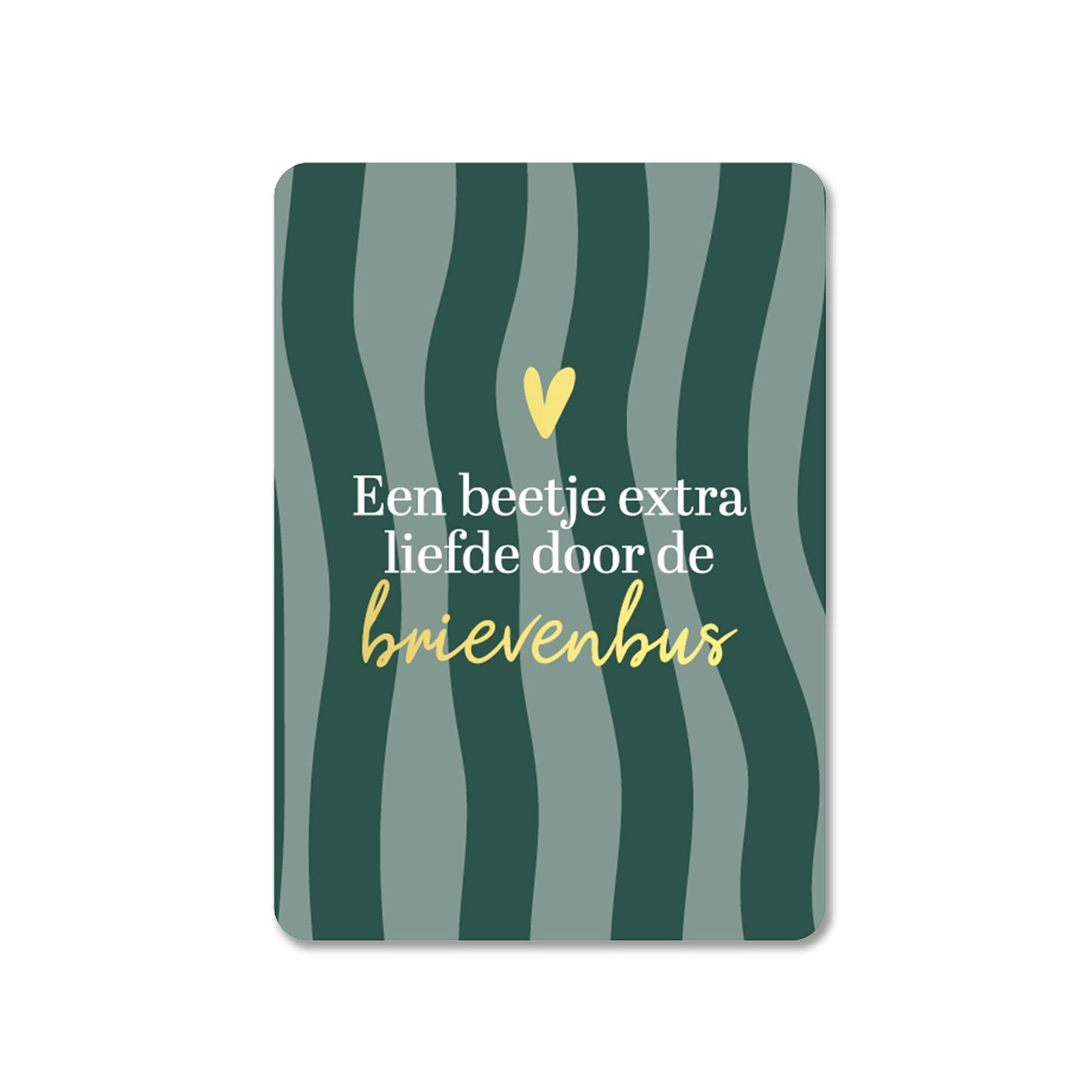 Een Beetje Extra Liefde Door De Brievenbus