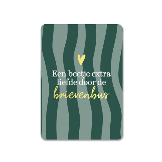 Een Beetje Extra Liefde Door De Brievenbus