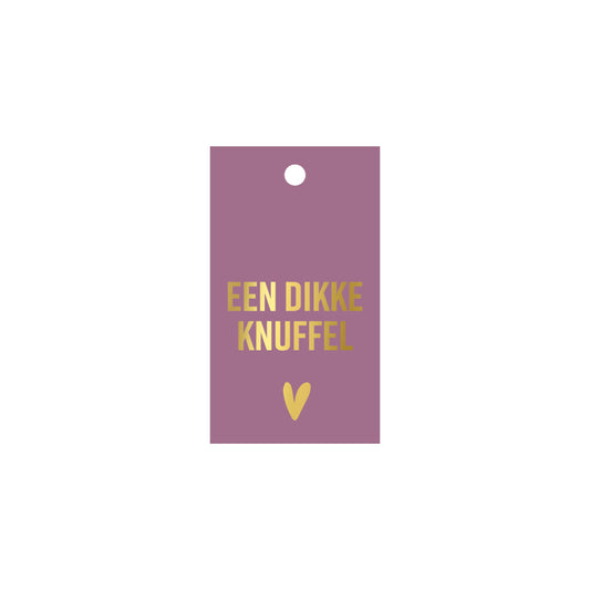 Cadeau Label | Een Dikke Knuffel | 1 stuk