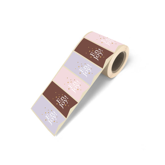 Sticker | Enjoy Vaantje Roze | 3 stuks