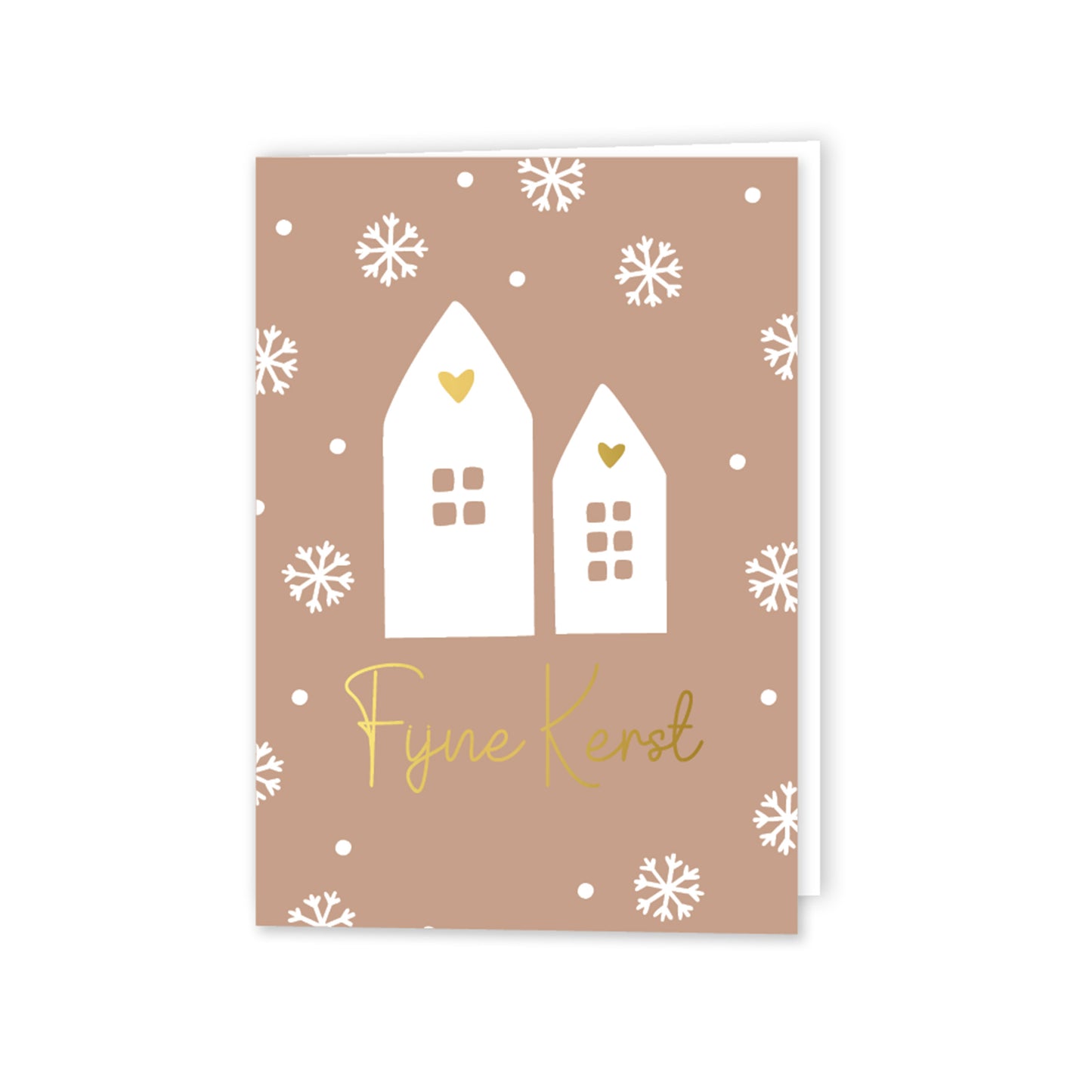 Fijne Kerst Huisjes | Gevouwen