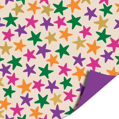 Inpakpapier | Funky Stars | 3 M