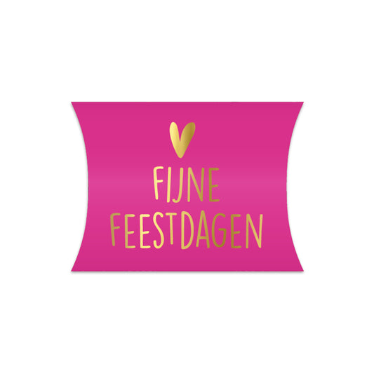 Gondeldoosje | Fijne Feestdagen Pink | 1 Stuk