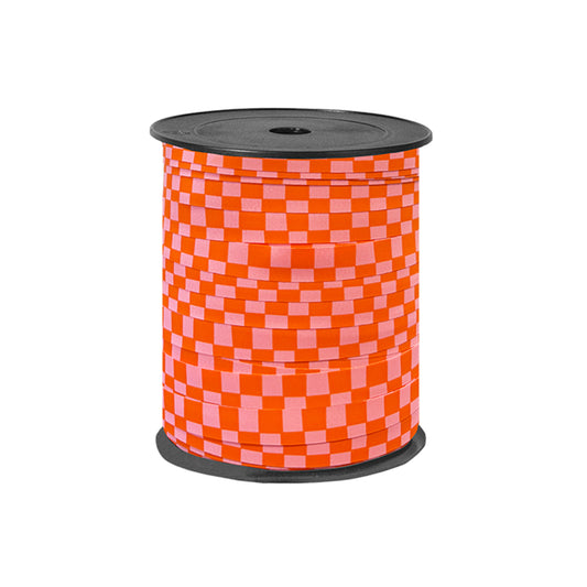 Lint | Handdraw Grid Roze Oranje | 5 M