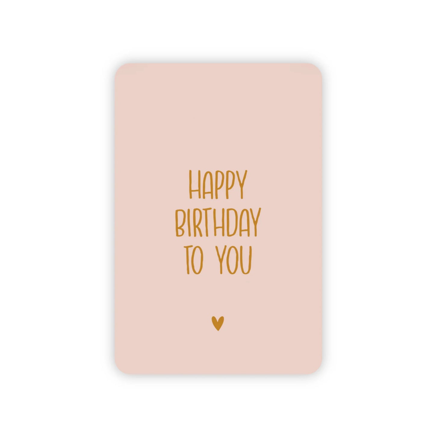 Happy Birthday To You | Goudfolie | Inclusief Envelop