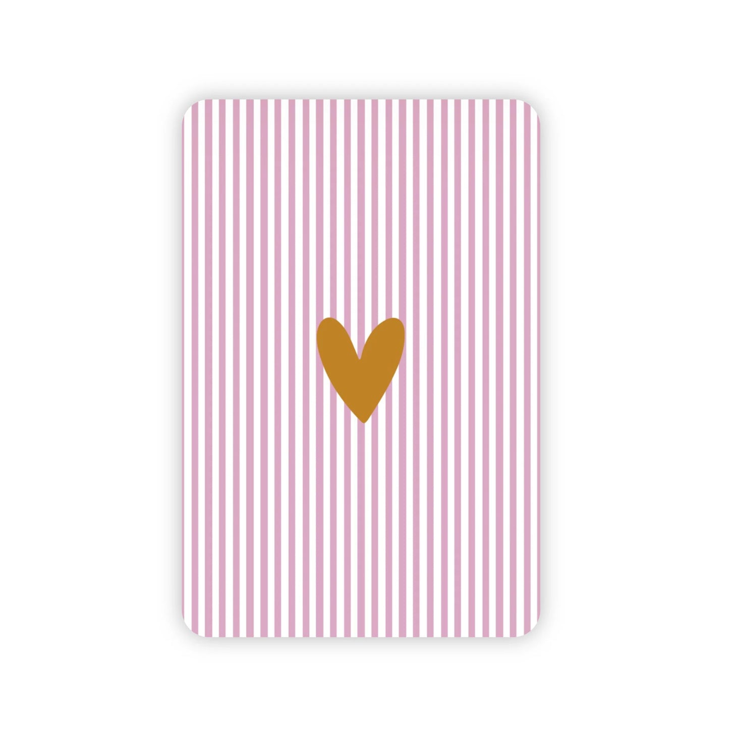Hart Streep | Goudfolie | Inclusief Envelop