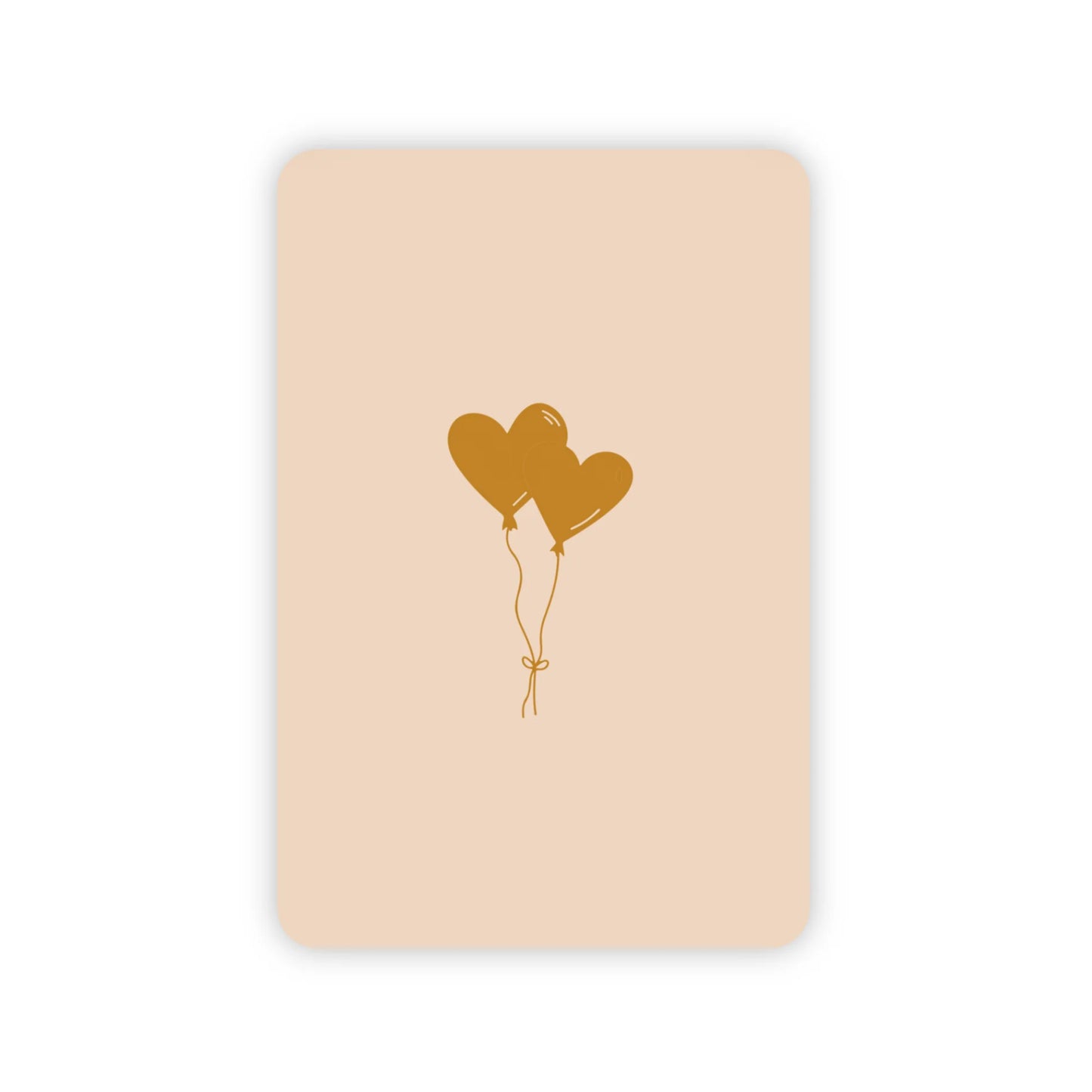 Hartjes Ballonnen | Goudfolie | Inclusief Envelop