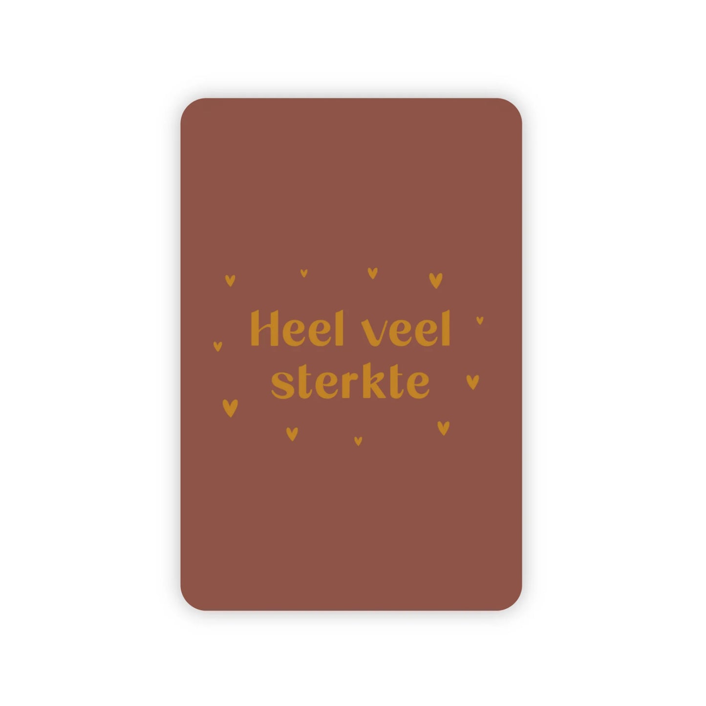 Heel Veel Sterkte | Goudfolie | Inclusief Envelop