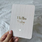 Hello Baby | Goudfolie | Inclusief Envelop