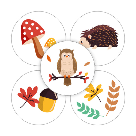 Sticker | Herfst Assorti | 5 stuks